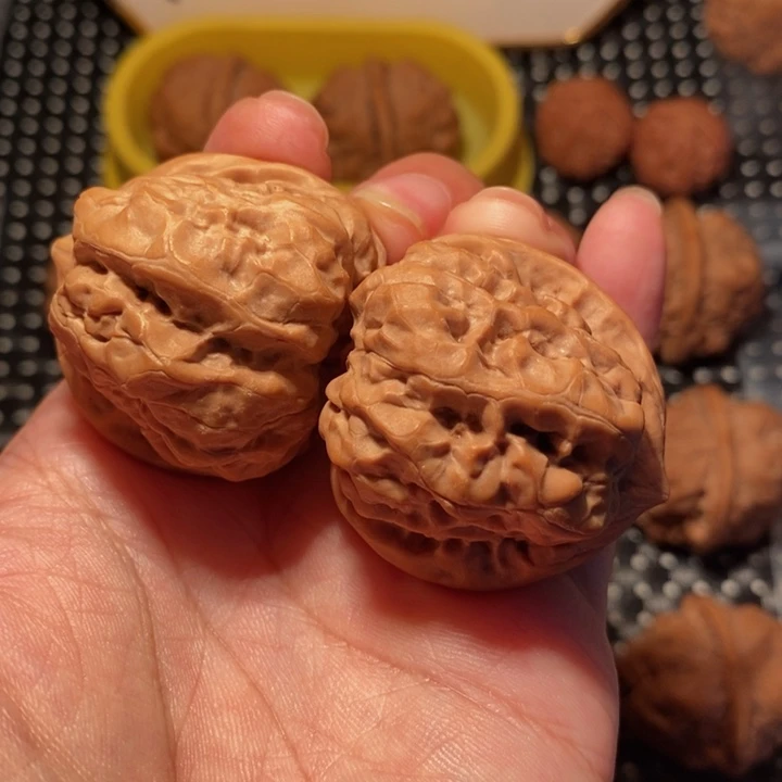 文玩核桃把件开背肌肉蛙
