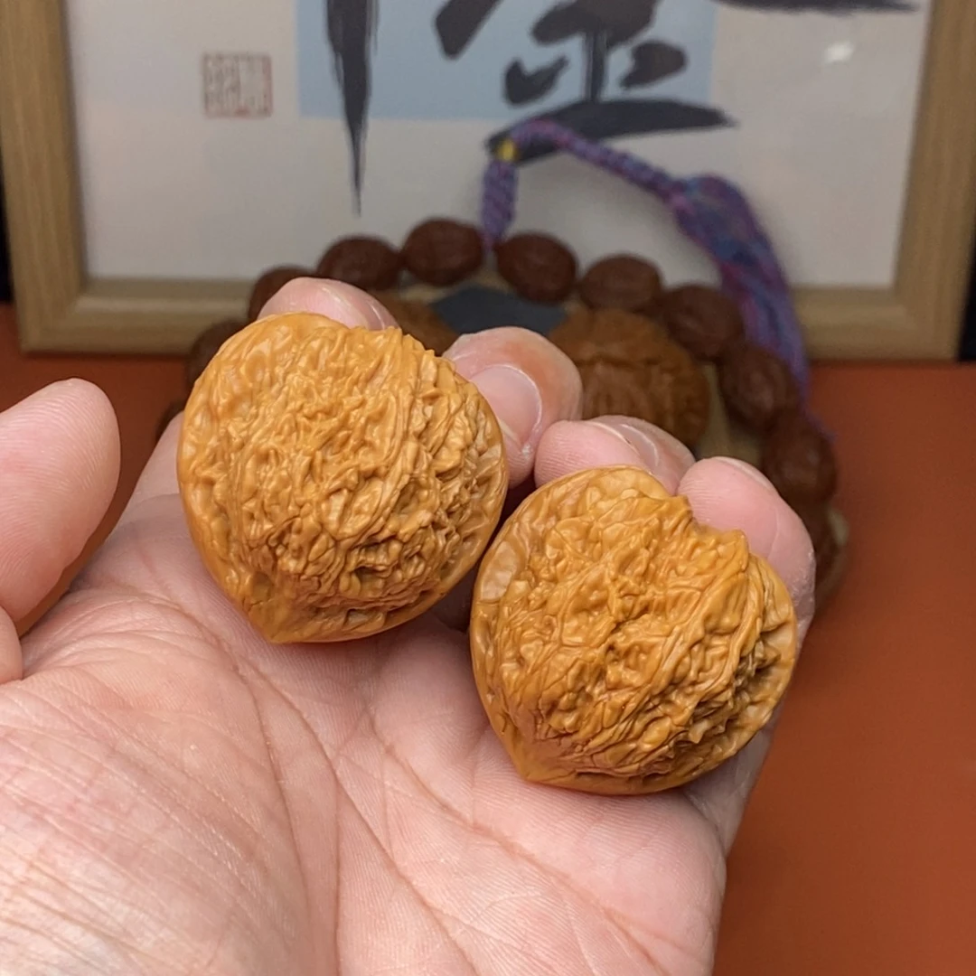 核桃把件平谷寿桃