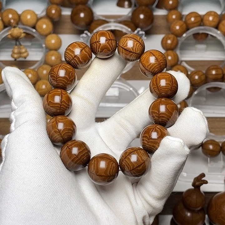 沐***白六道木手串/手链六道木1.8