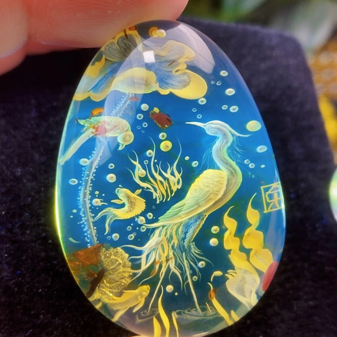 【闪购商品】琥珀（花珀）吊坠(不含链)未镶嵌