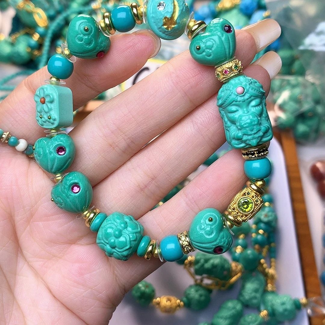 铁合金锆石设计款手串