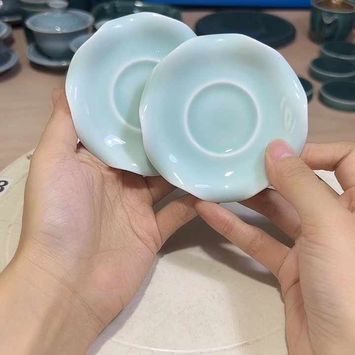 龙泉云间青瓷小米茶器