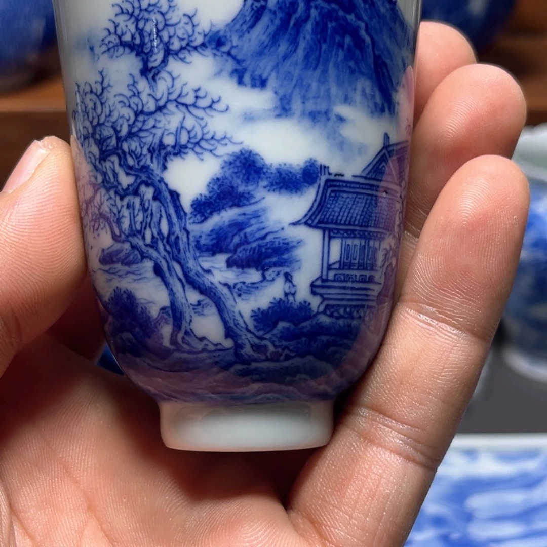 摆件手工手绘微瑕闻香