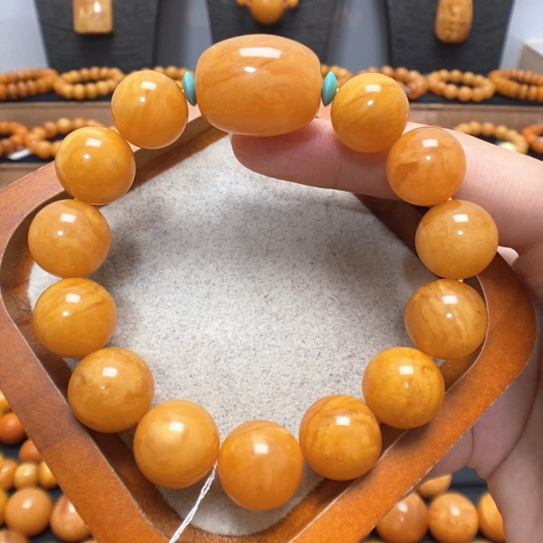 蜜蜡未镶嵌手链蜜蜡