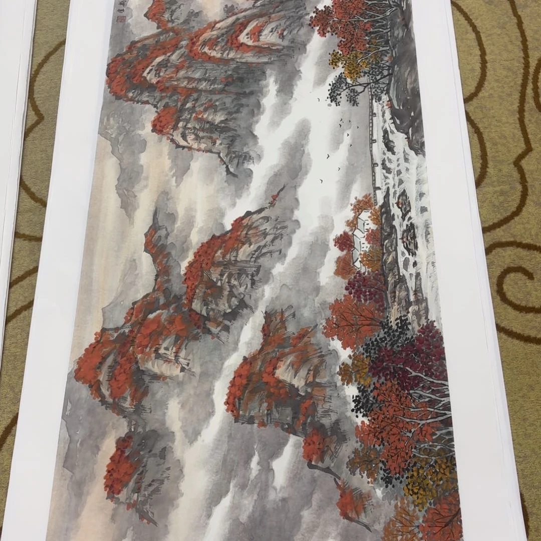 国画南****水蒋志莲小六尺童