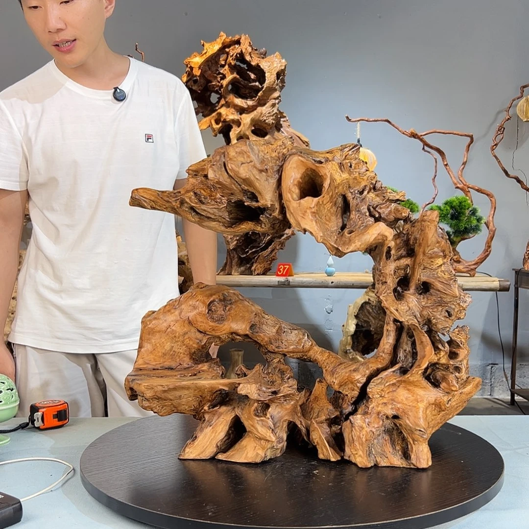 夜***郎香榧木皖南根雕333自然一体
