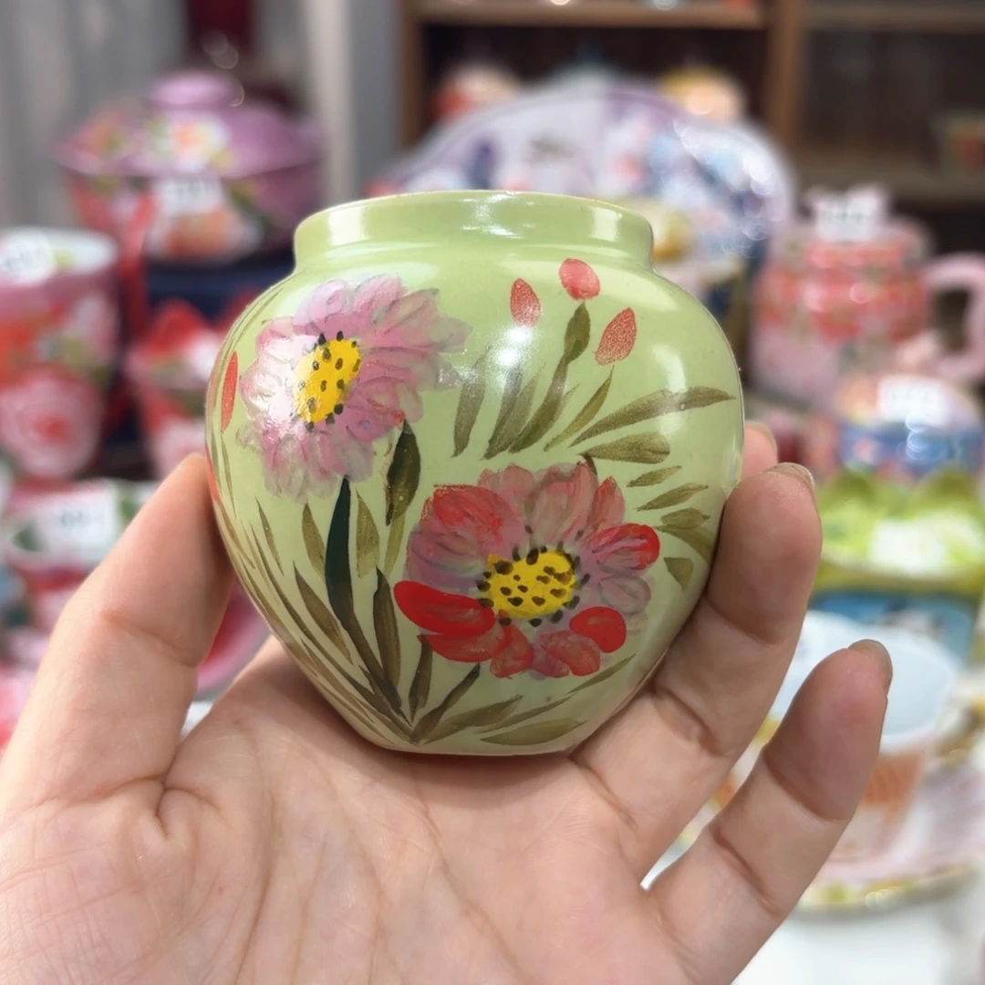 景德镇手绘高温釉下彩陶瓷茶具