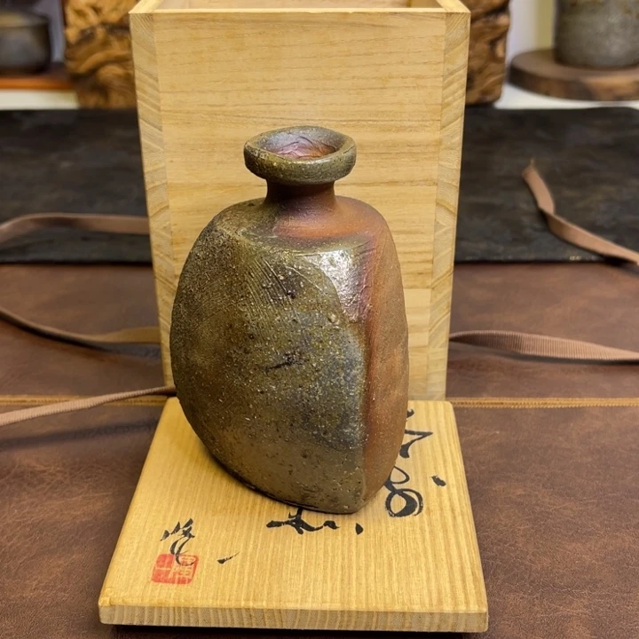 备前烧作品备前烧作品隐崎隆一