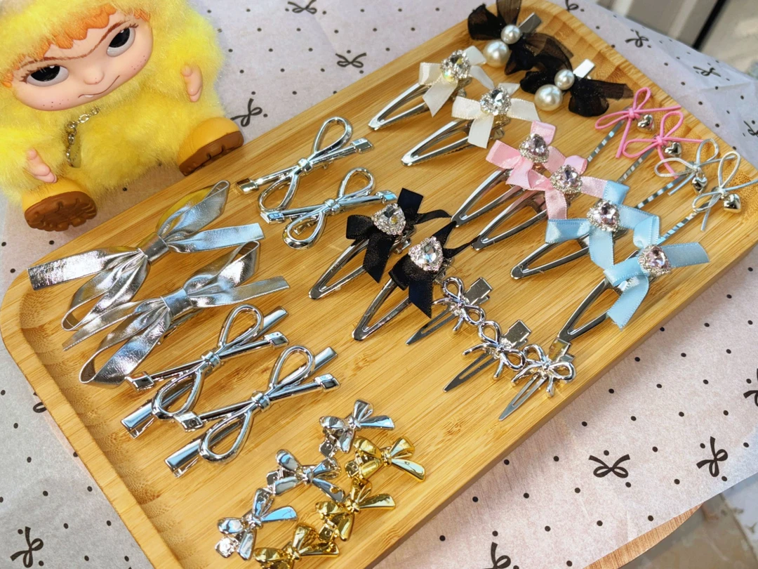 【直播拆拆】发饰大杂烩甜美韩系可爱ins食物抽象鸭嘴夹bb刘海夹