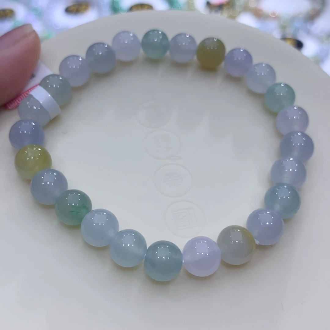未镶嵌手链翡翠马卡龙7十