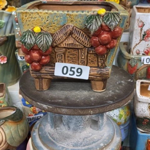 【闪购商品】红陶粗陶材质多肉花盆