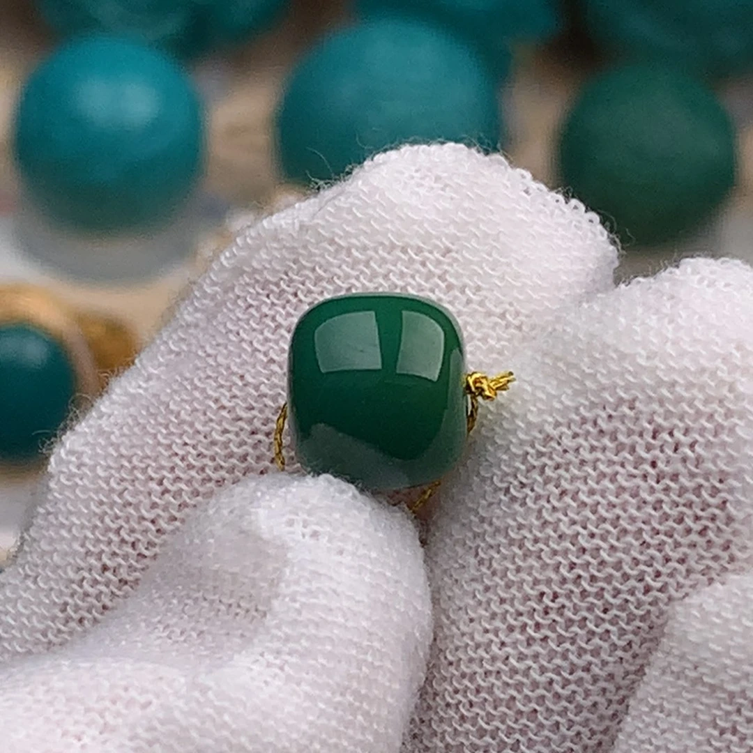 未镶嵌绿松石珠宝奇石9.2mm