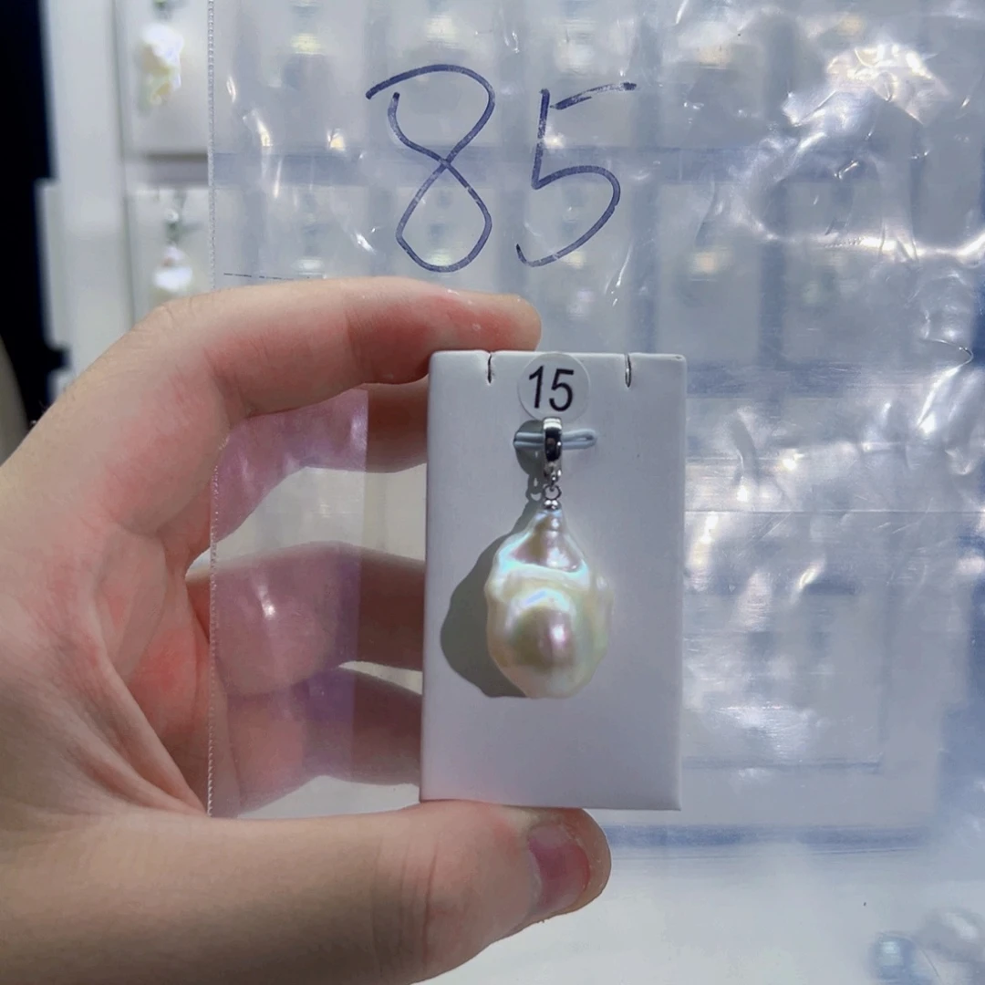 颈饰合金淡水珍珠