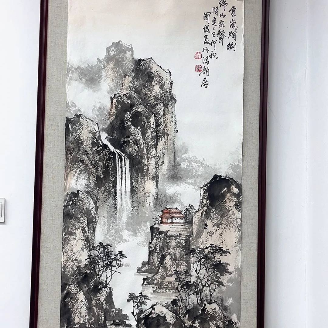 国画绘画作品多次参加