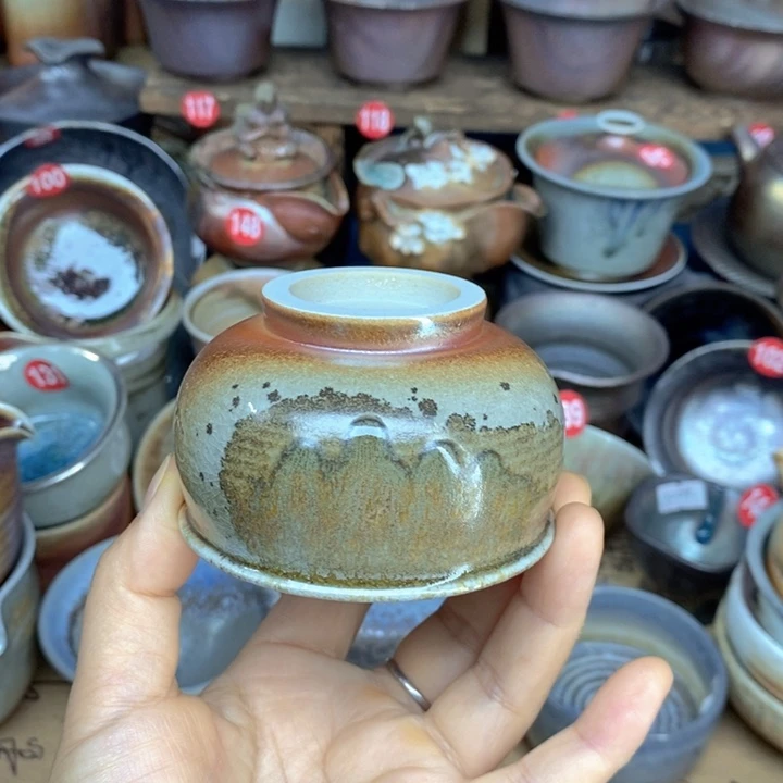杯子精品纯柴烧全手工茶器