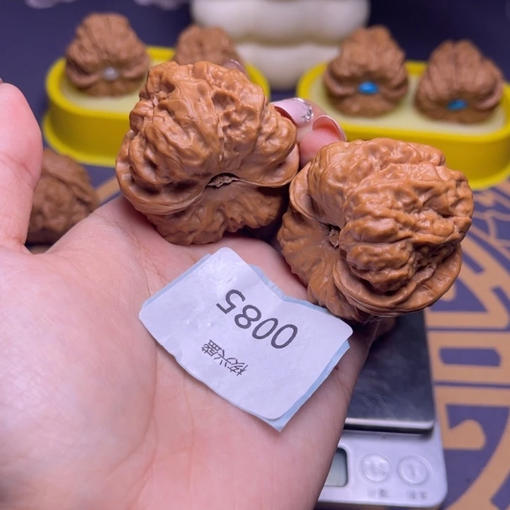 文玩核桃把件蛤蟆44.0085