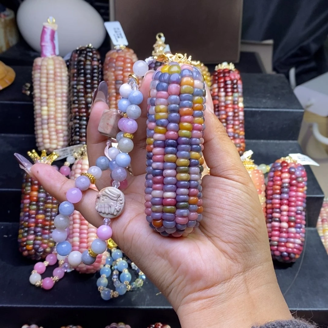 玉⭐****喵文玩玉米彩豆