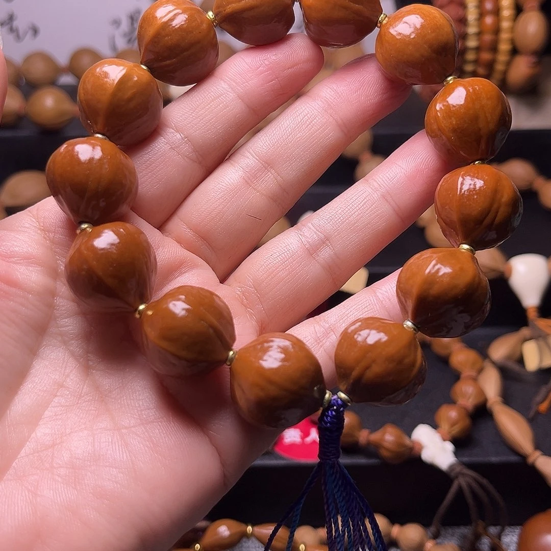 橄榄核手串梅林蜜桃臀19.5