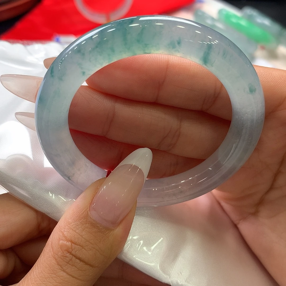 O***~翡翠手镯（圆镯）未镶嵌52分单