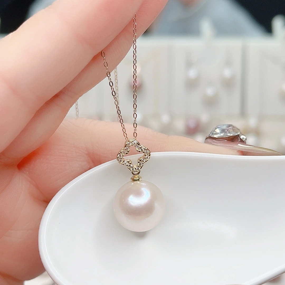 淡水珍珠吊坠(赠链)合金13