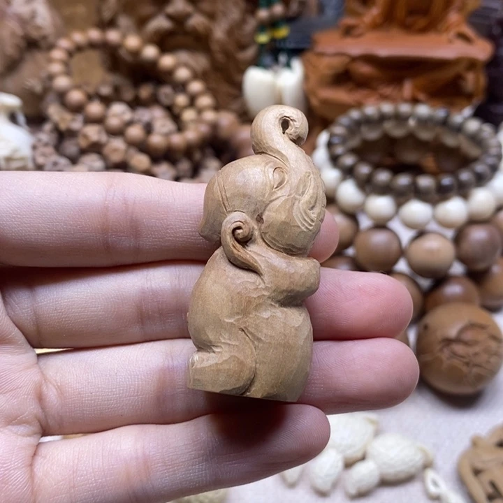 檀香木其他正区老山檀纯手工大象