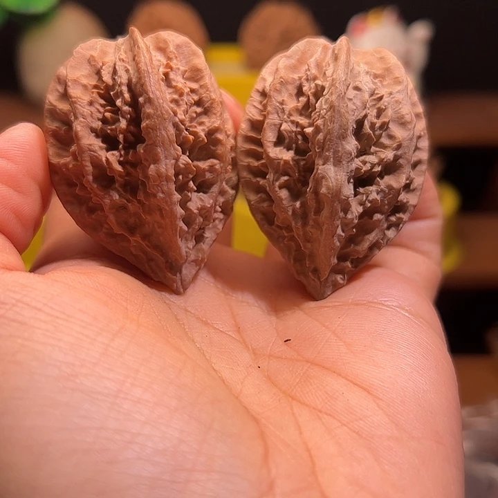 文玩核桃吊坠核桃47阴皮