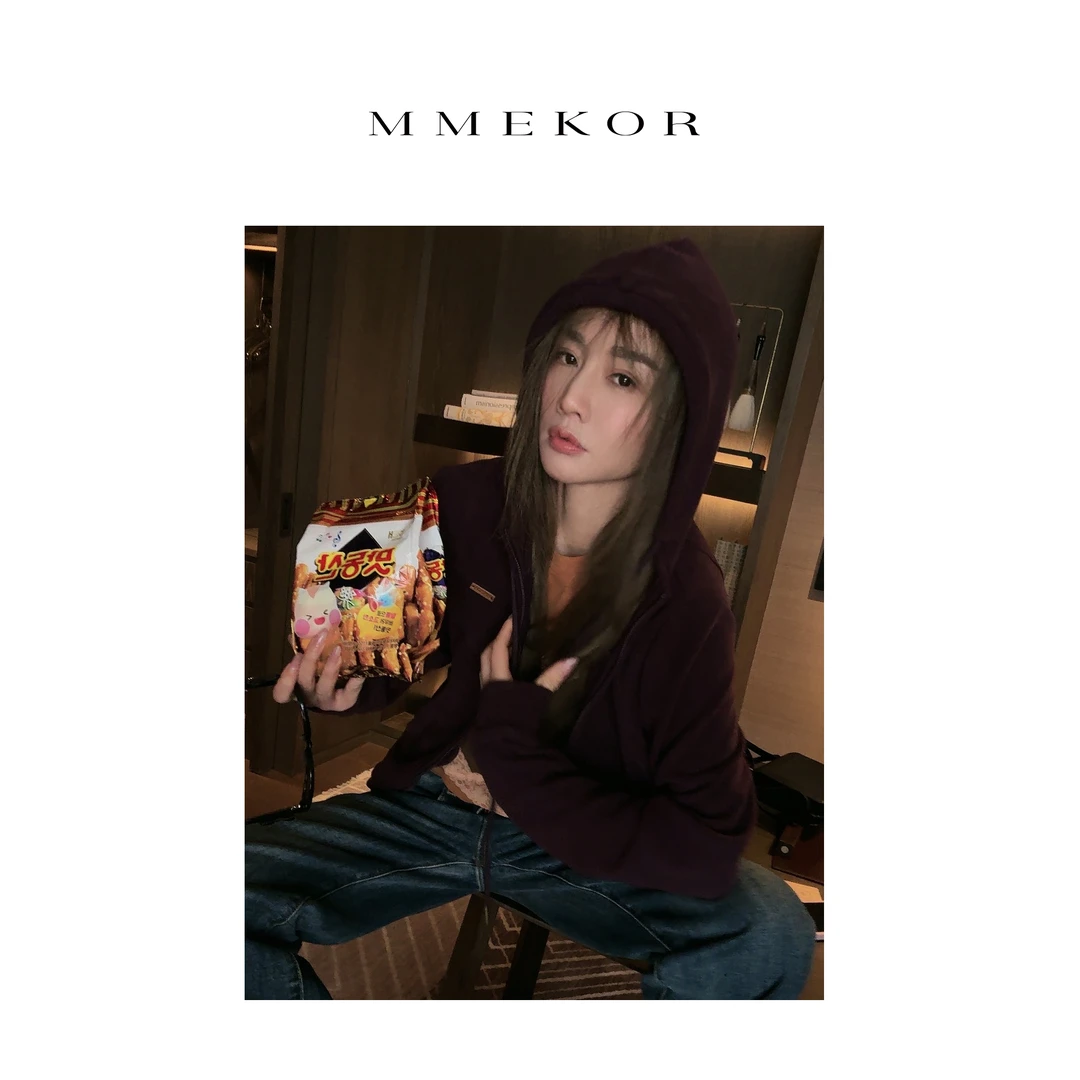 MMEKOR“银座艺术”卫衣 2025新款秋款活力常青藤时髦外套 30279