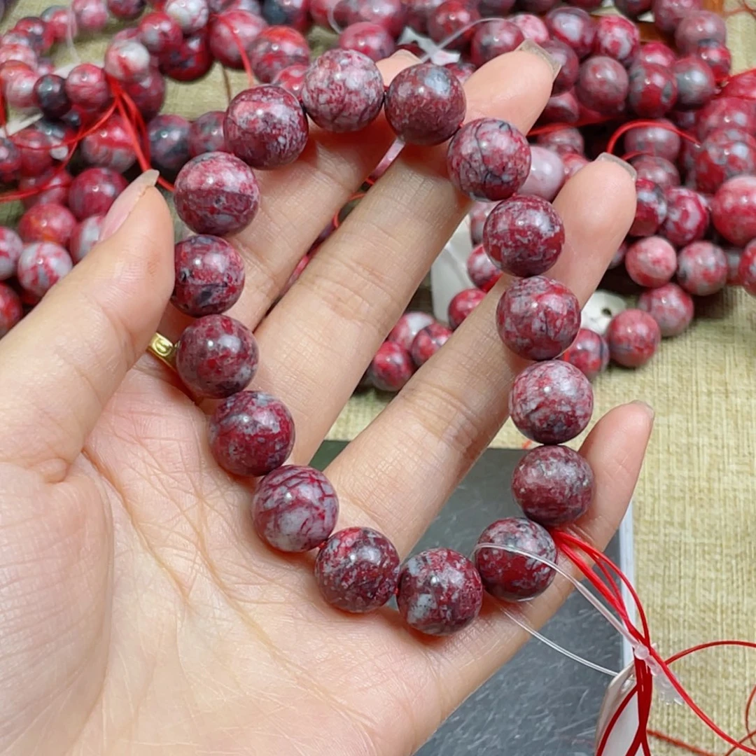 用***9天然辰砂天然原石手串