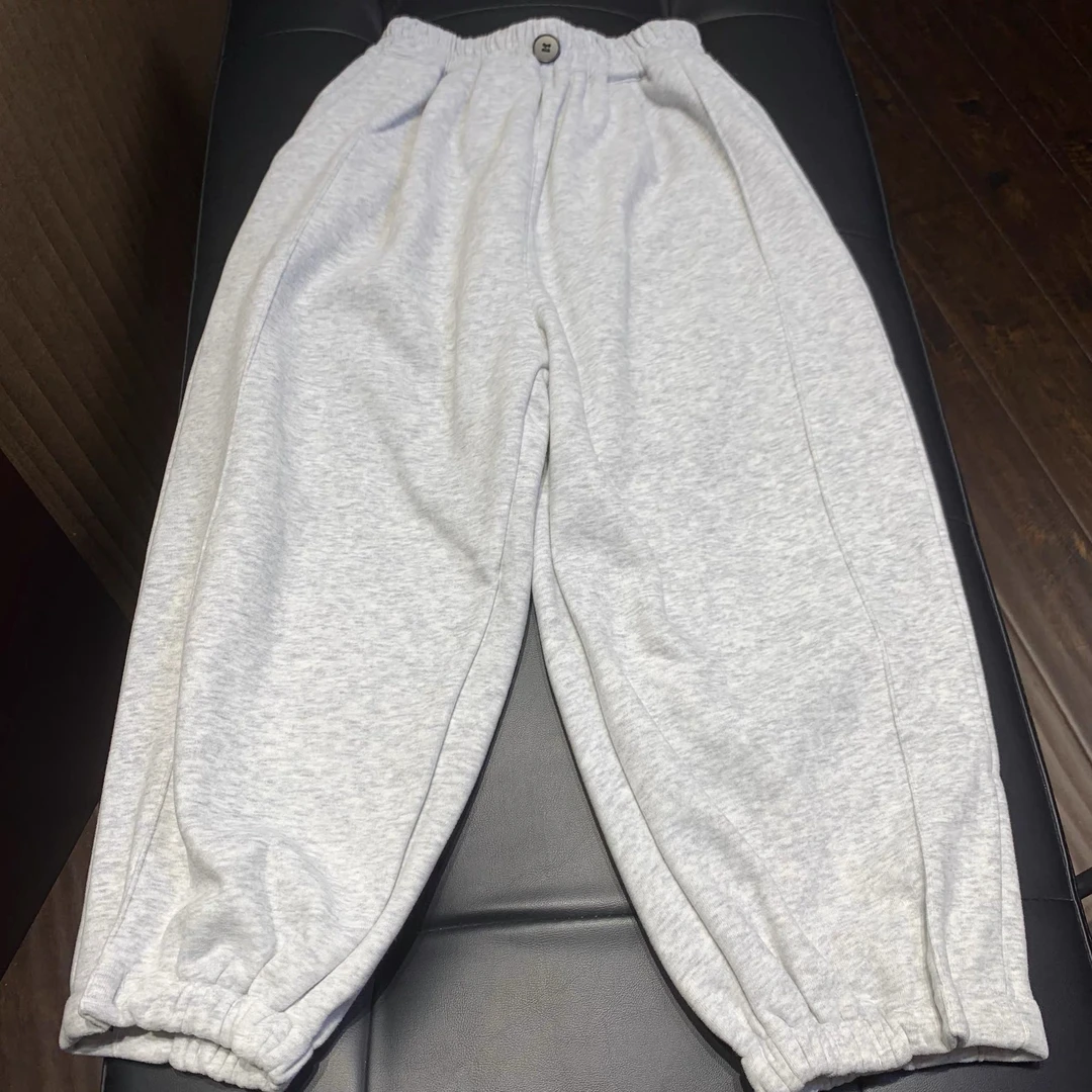 实体精品童装店 中大童儿童加绒束腿保暖运动裤