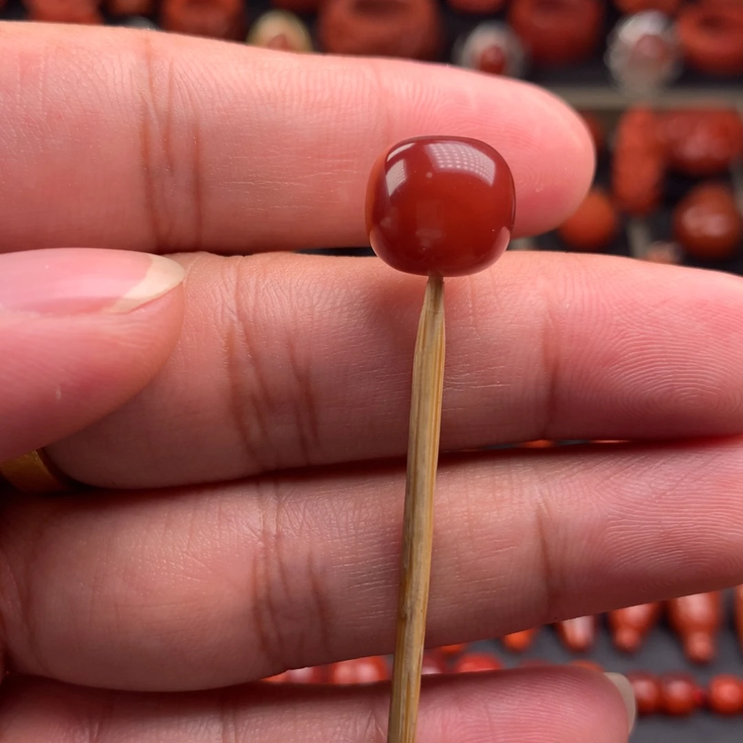 南红玛瑙套牛血老型11.9未镶嵌