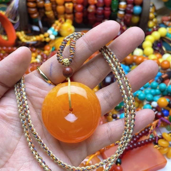 树脂制品59号扣子吊坠