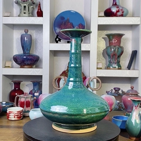 摆件禹州神后钧瓷原产地~