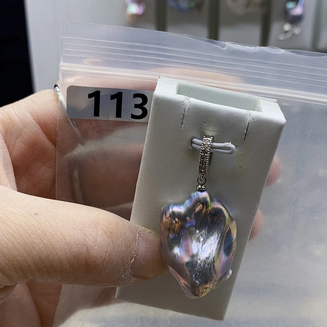 颈饰合金淡水珍珠