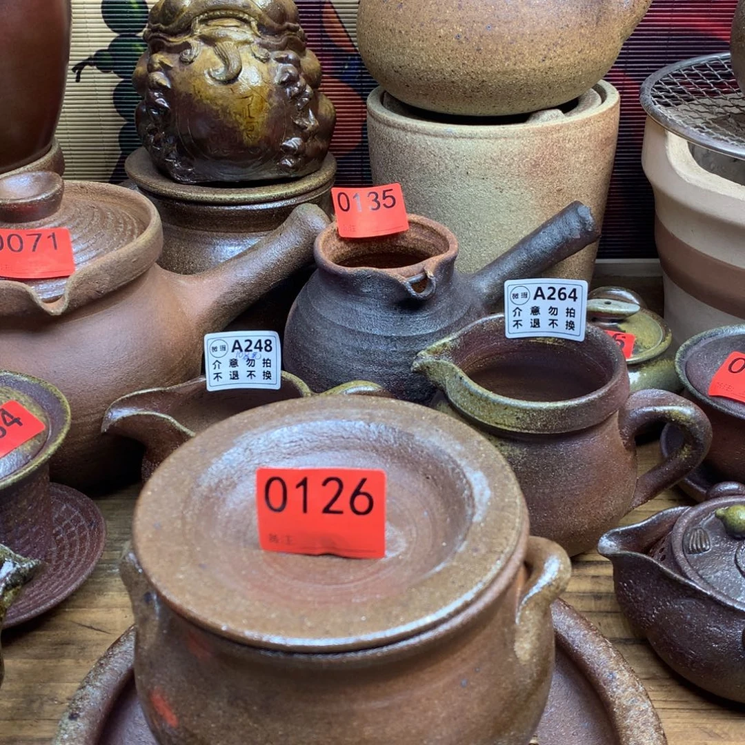 柴烧砂锅一物一拍