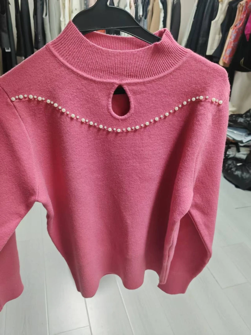 【A静静专属】修身型厚款女针织毛针织衫半高领洋气秋冬百搭