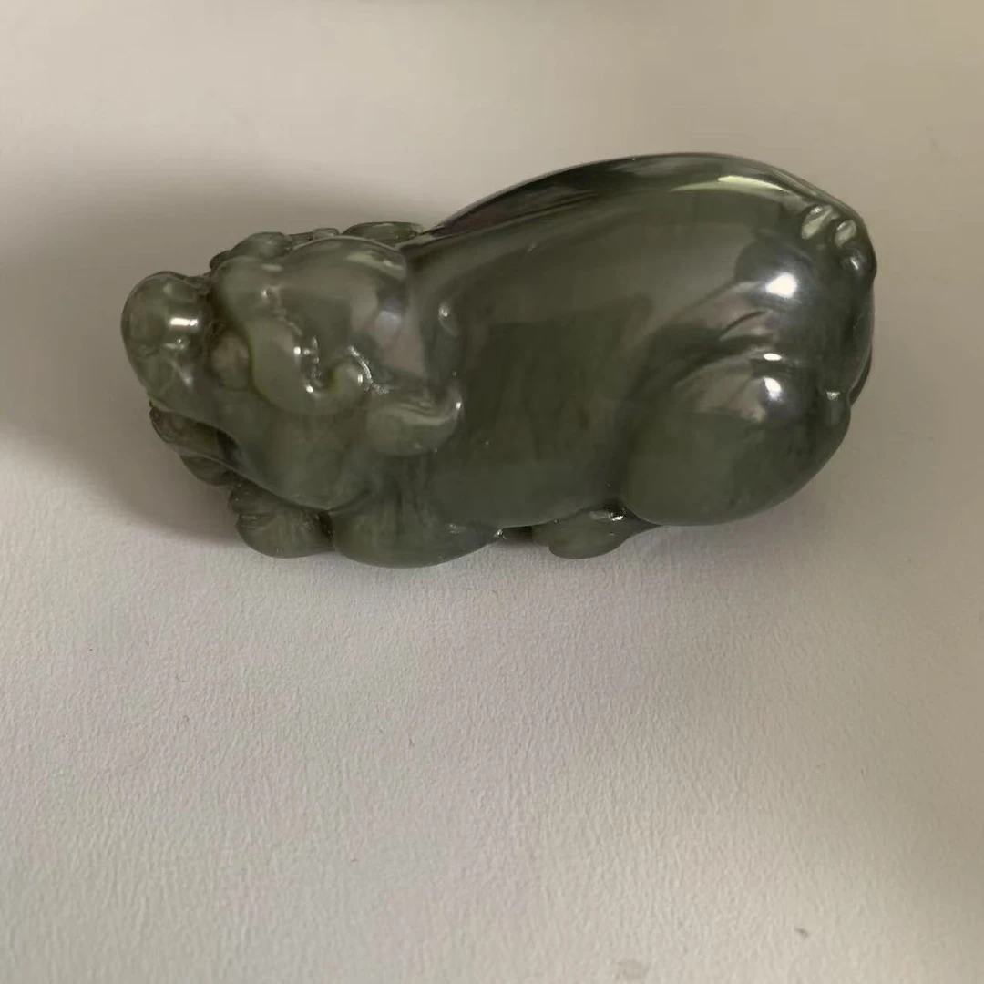 【竞拍】和田玉黑猫眼貔貅 XQLC0221-30