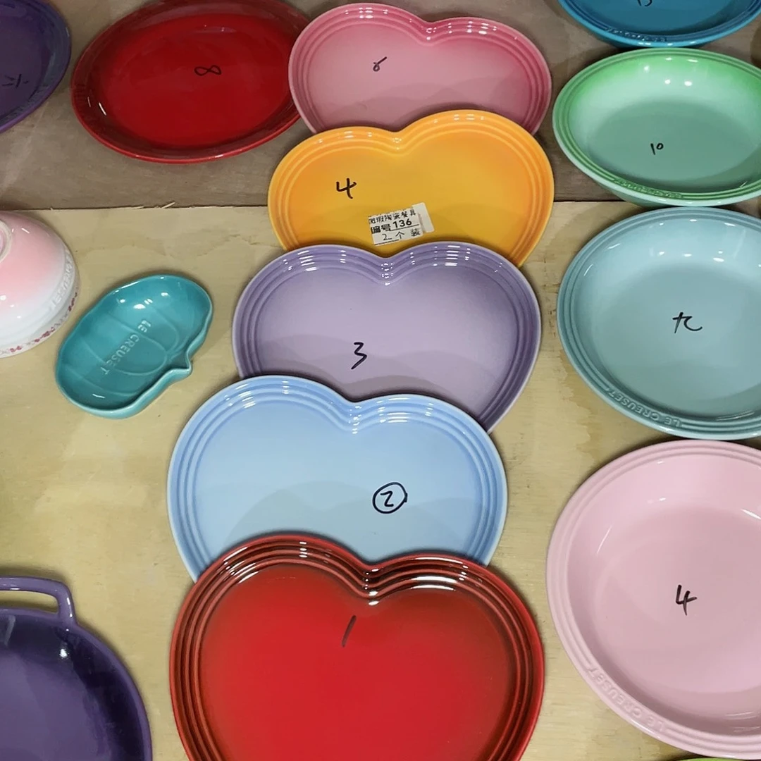 瓷片微瑕陶瓷餐具家用 精品两个
