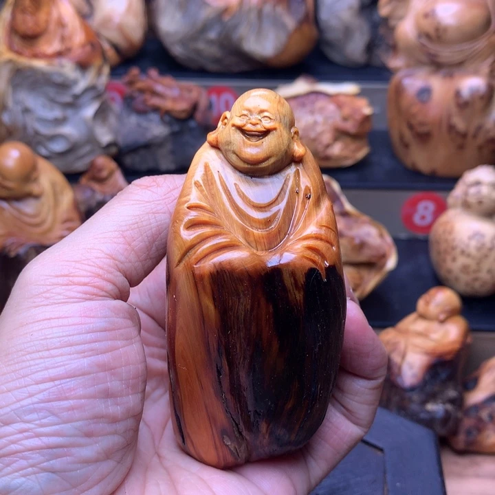 柏木（崖柏）崖柏陈化料手把件