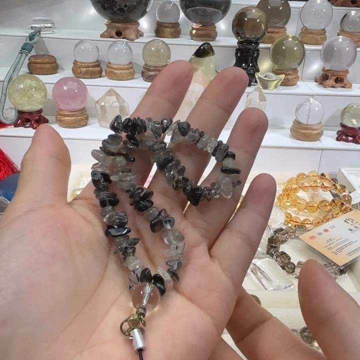 未镶嵌手链水晶手机挂