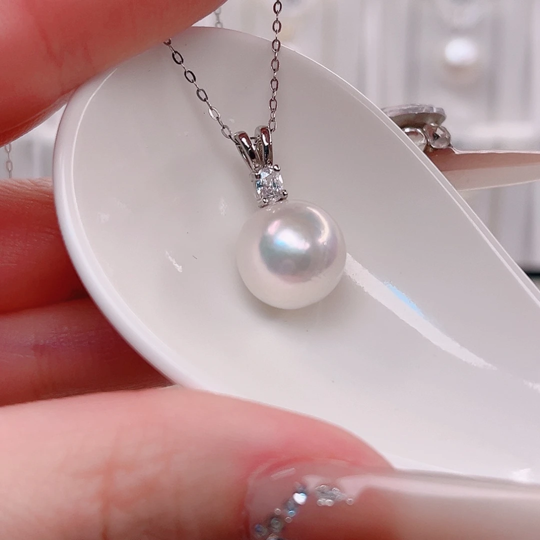 未镶嵌淡水珍珠吊坠(赠链)