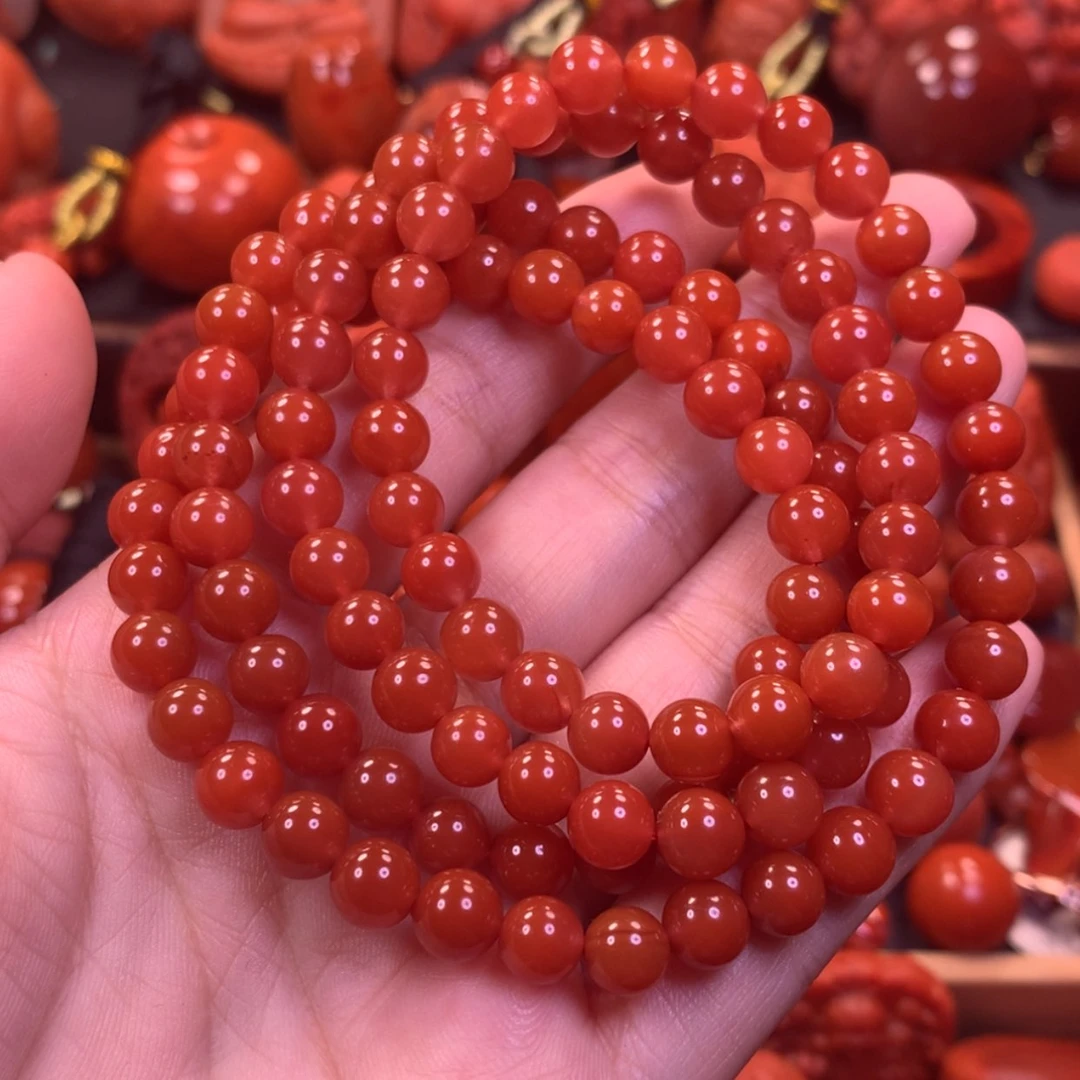 【闪购商品】未镶嵌多圈南红玛瑙