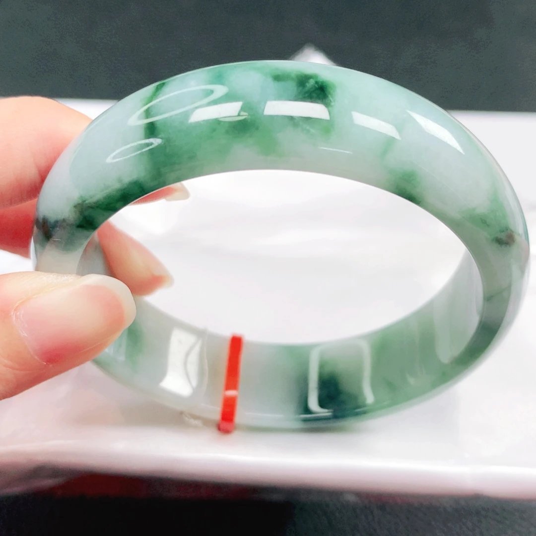 翡翠未镶嵌手镯59圈