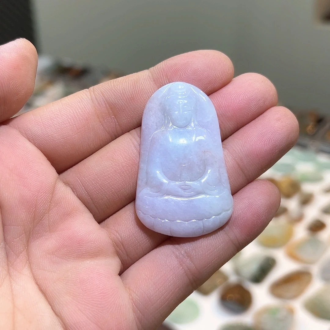 翡翠未镶嵌颈饰挂件