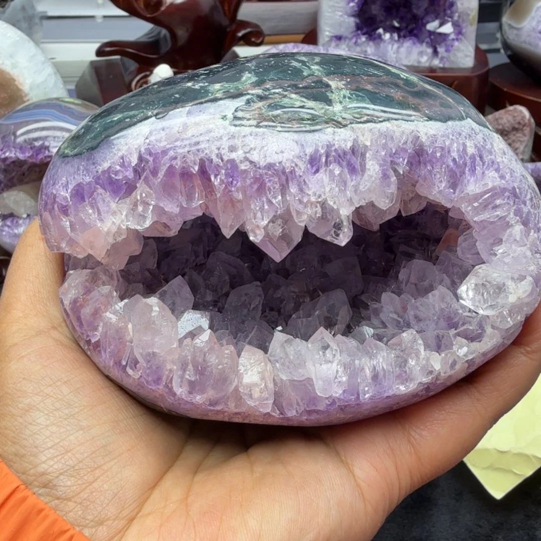 珠宝半成品未镶嵌紫晶