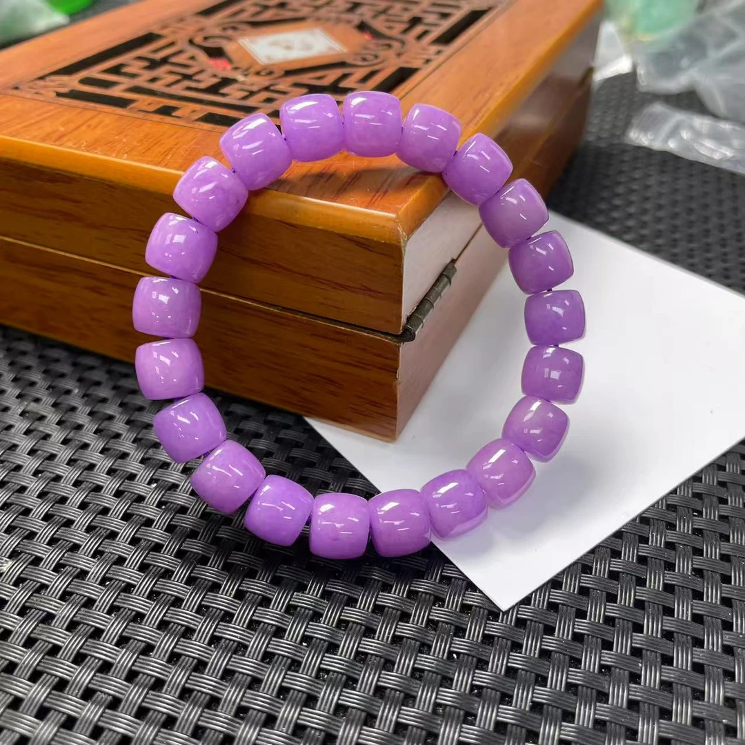 【大喜儿】紫色10m桶珠手链-12WQ1568