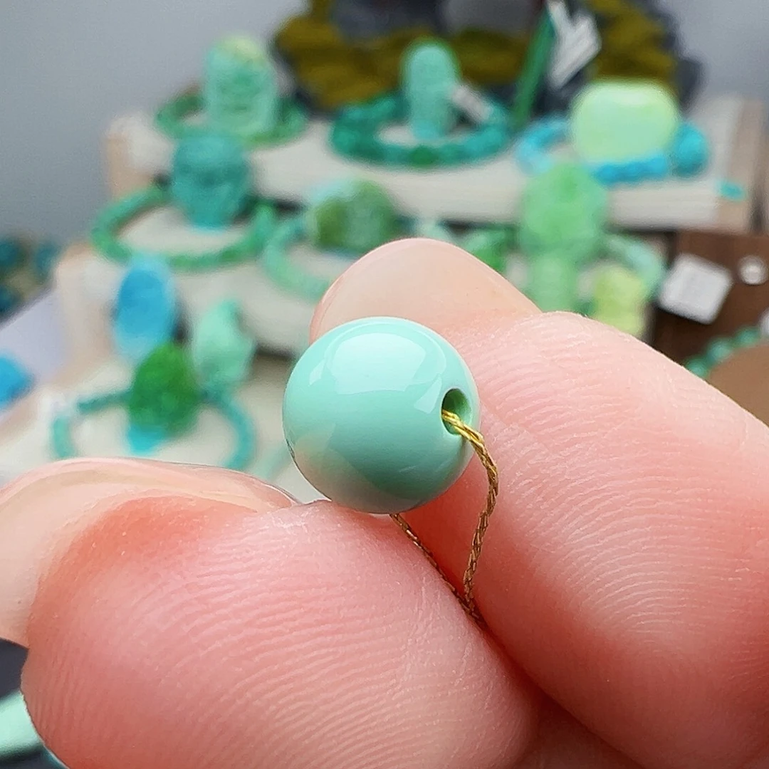 绿松石未镶嵌主播万珍