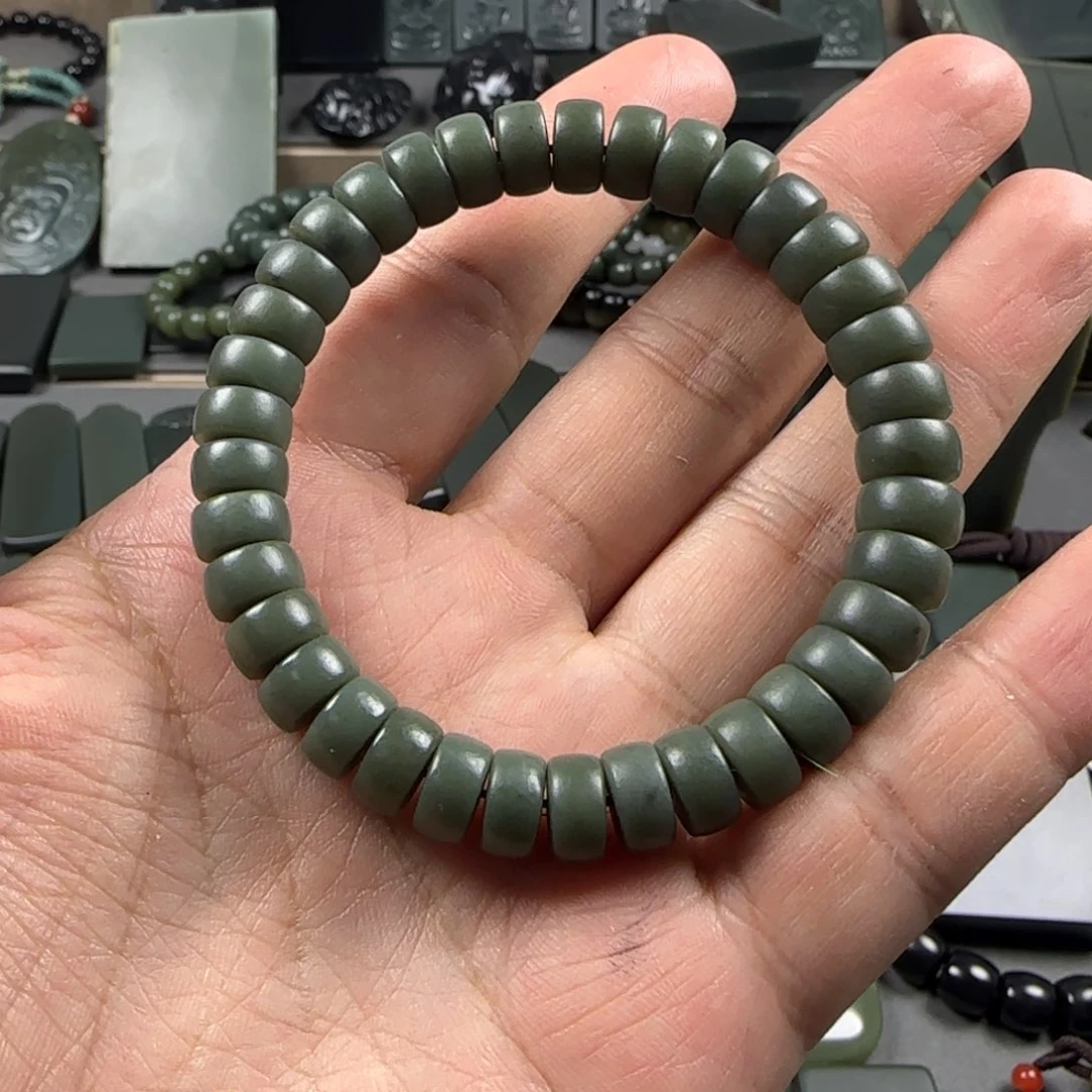 未镶嵌手串和田玉（青玉）