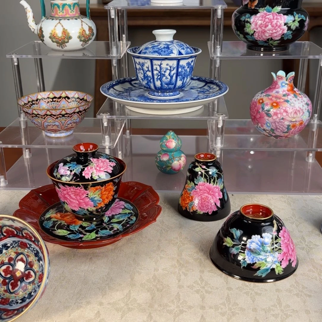 山***州纯手工手绘 高端茶器