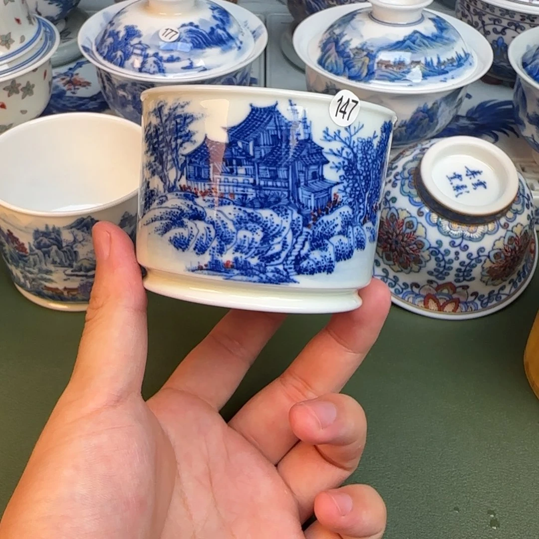 彦祖纯手工手绘茶具147
