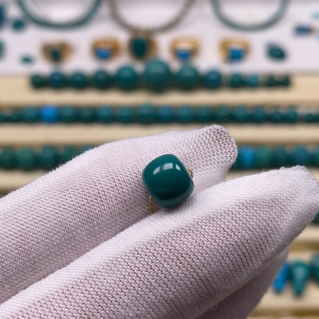 绿松石未镶嵌珠宝奇石老型8.5mm